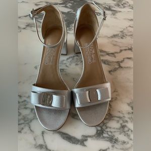 Salvatore Ferragamo silver heals